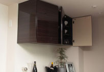 Kitchen. Hanging cupboard
