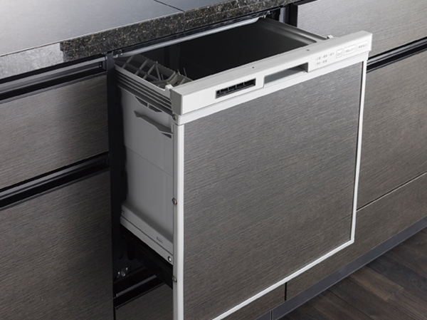 Kitchen.  [Built-in dishwasher] System kitchen and built-in types that do not take place in the integrated. While the industry's top level of the low operating noise, It washes the powerful with a strong stream of water.
