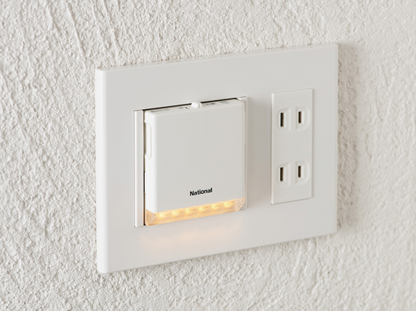 Other.  [Security lighting] Security lighting with illumination sensor that automatically lights up when the unit detects a darkness. At the time of power failure it can also be used as a flashlight.
