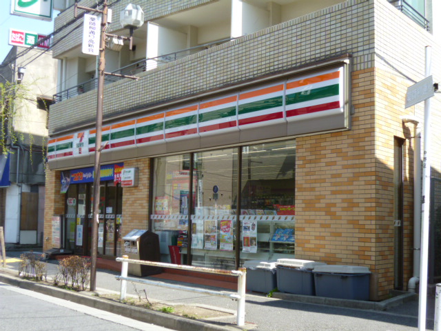 Convenience store. Seven-Eleven Nakano Kamitakada 2-chome up (convenience store) 379m