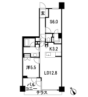 Floor: 1LDK + S, the occupied area: 64.35 sq m, Price: 49,980,000 yen, now on sale