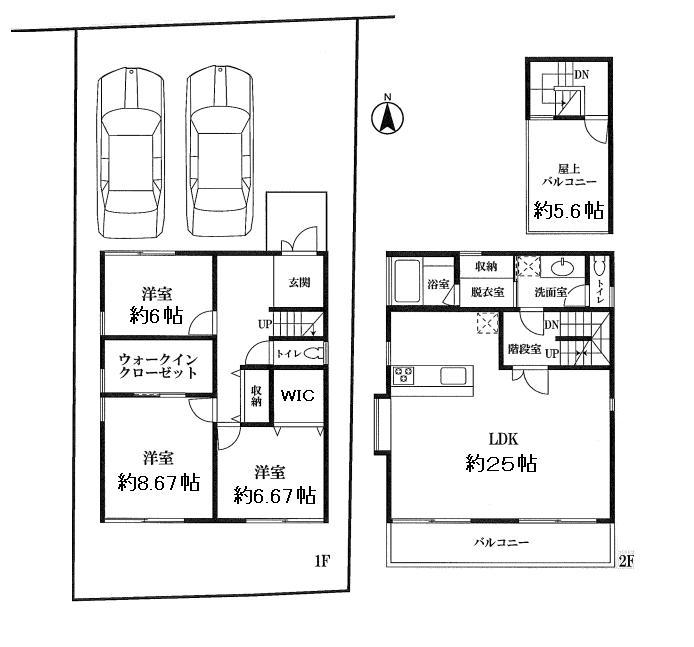 Floor plan. 98,800,000 yen, 3LDK, Land area 165.97 sq m , Building area 128.63 sq m floor plan