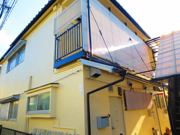 Building appearance. A quiet residential area
