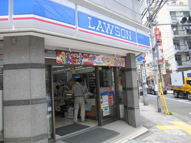 Convenience store. Lawson Nakanohon cho Shinbashi street store (convenience store) up to 100m