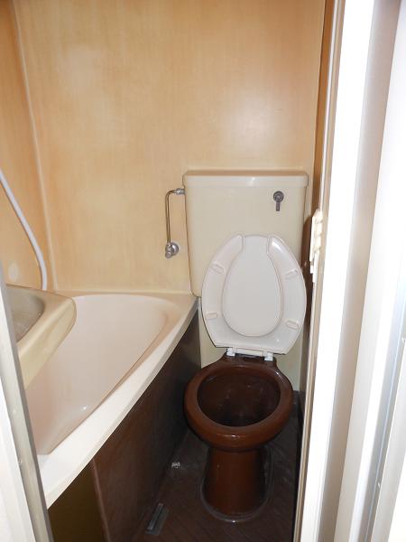 Bath. Unit bus toilet