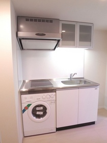 Kitchen. It comes with a washer-dryer in the facility