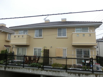 Building appearance. Of detached sense of terrace house