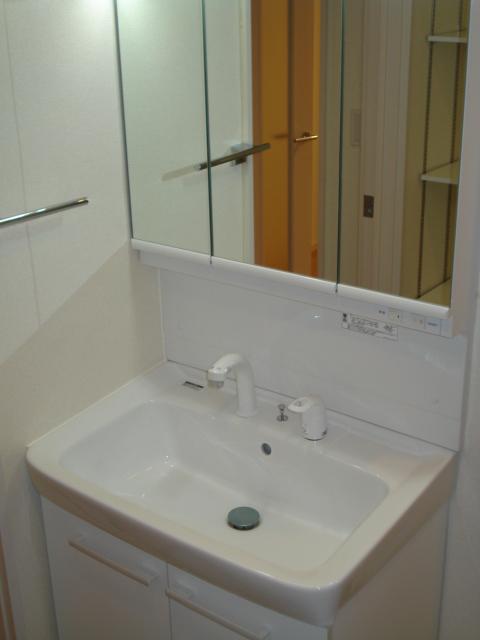 Wash basin, toilet. Indoor shooting