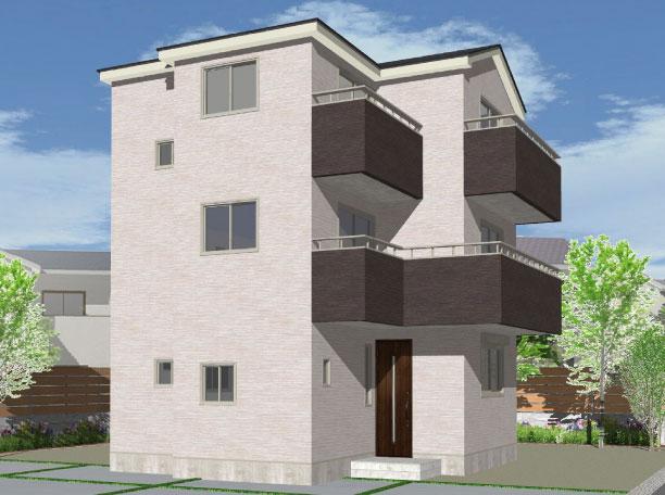 Rendering (appearance). (1 Building) Rendering Front