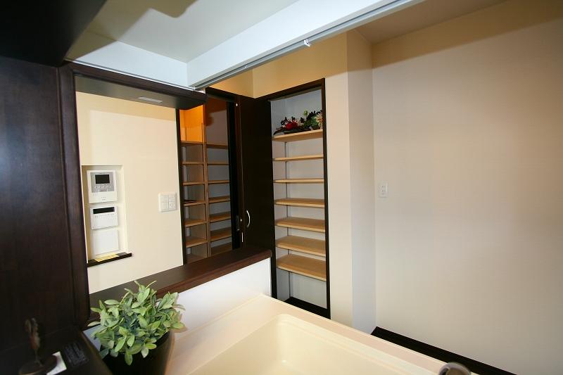 Kitchen. Space of the kitchen back