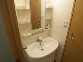 Washroom. Independent wash basin (Separate reference photograph)