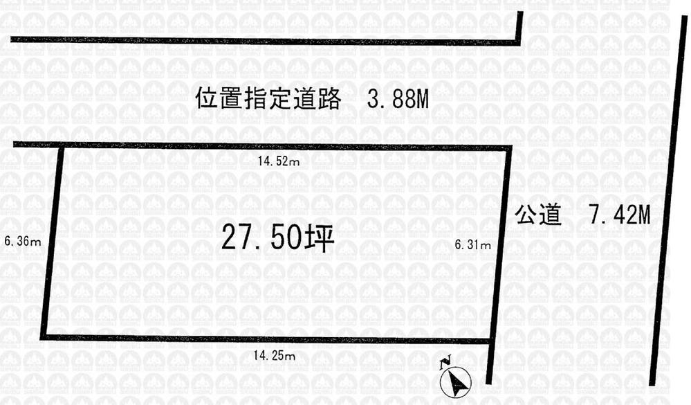 Compartment figure. Land price 33 million yen, Land area 90.68 sq m living environment favorable