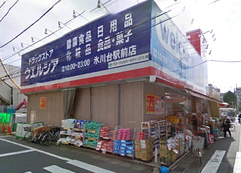 Dorakkusutoa. Uerushia Hikawadai Ekimae 666m to (drugstore)