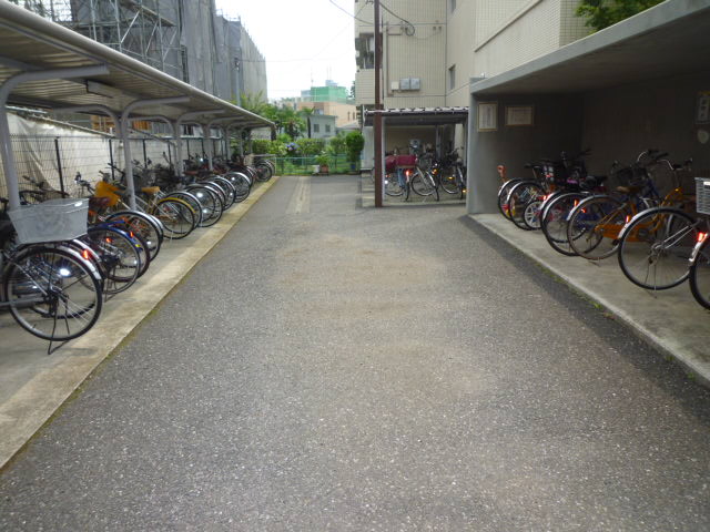 Other common areas. Covered bicycle parking lots