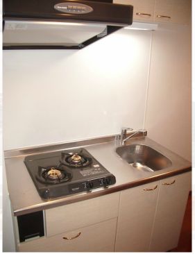 Kitchen. Two-burner gas system Kitchen (^_^) / 