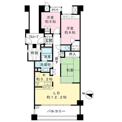 Floor plan. Nerima-ku, Tokyo Nakamuraminami 2-chome