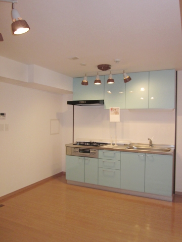 Kitchen. LED lighting equipment (down light) was established \ () / 