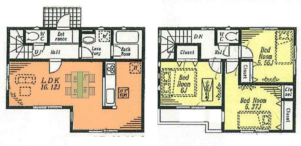 Floor plan. Price 42,800,000 yen, 3LDK, Land area 80 sq m , Building area 79.78 sq m