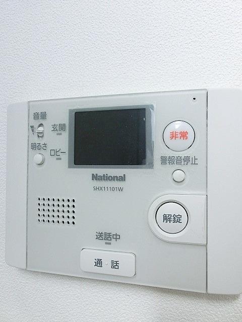 Security. TV monitor with intercom