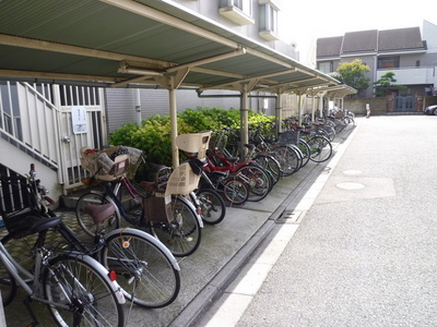 Other common areas. Place for storing bicycles