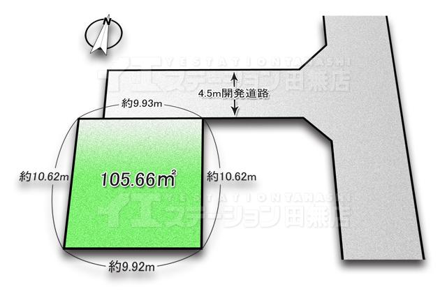 Compartment figure. Land price 28 million yen, Land area 105.66 sq m