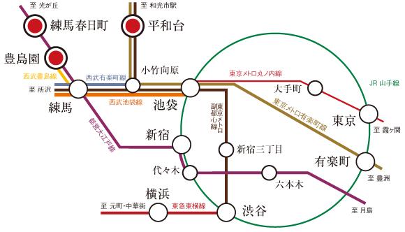 Access view. ■ 8 minutes to Ikebukuro Station