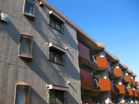 Building appearance. Balcony side