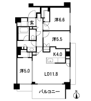 Floor: 3LDK + 2WIC + SIC, the area occupied: 76.1 sq m, Price: 57,900,000 yen, now on sale