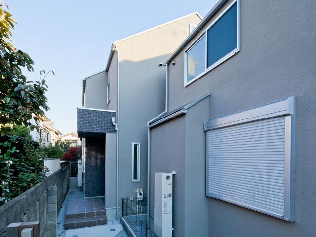 Local appearance photo. B Building This approach to the door.