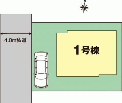 The entire compartment Figure. Oizumigakuen 4-chome compartment view