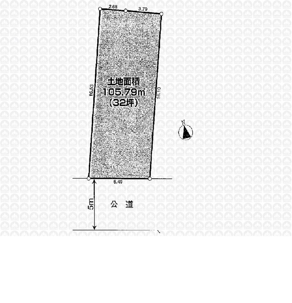 Compartment figure. Land price 40 million yen, Land area 105.79 sq m compartment view