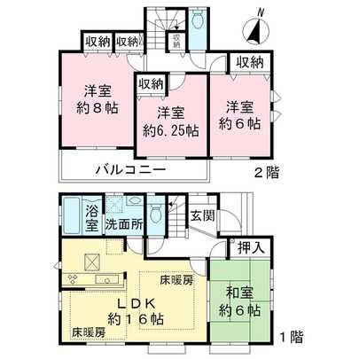 Floor plan. Nerima-ku, Tokyo Nukui 3-chome