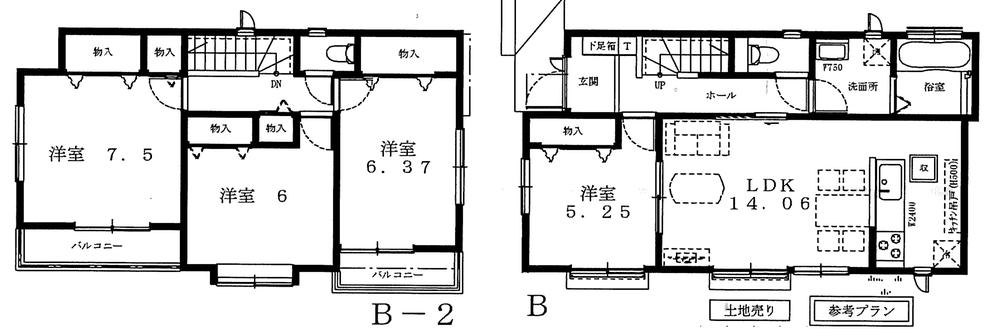 Compartment figure. Land price 49,400,000 yen, Land area 101.19 sq m