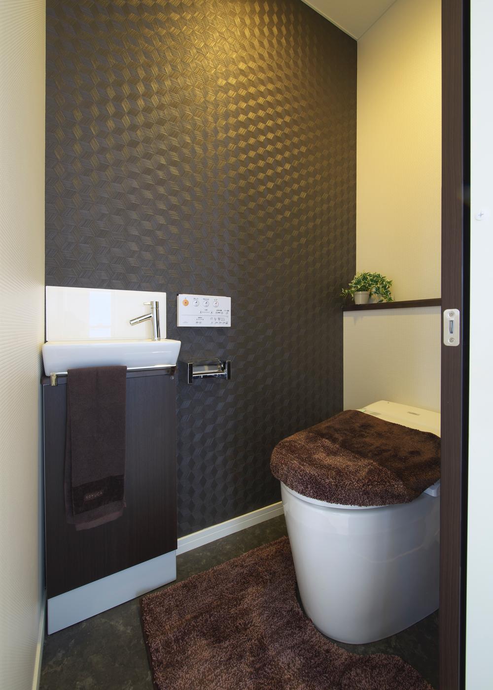 Toilet. Toilets are two places both Washlet, With hand washing