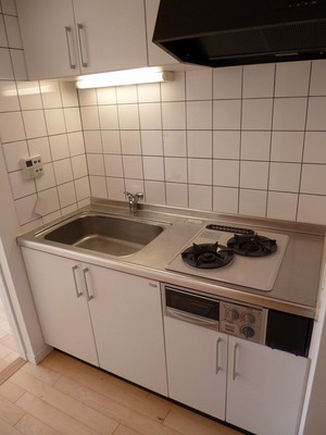 Kitchen. Gasukitchin 2-neck with grill