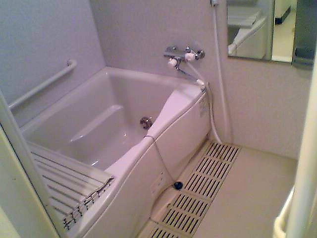 Bath. Reheating possible bathroom. Mirror is also large.