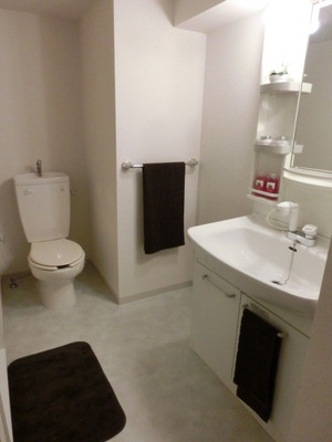 Washroom. Model room implementation in!