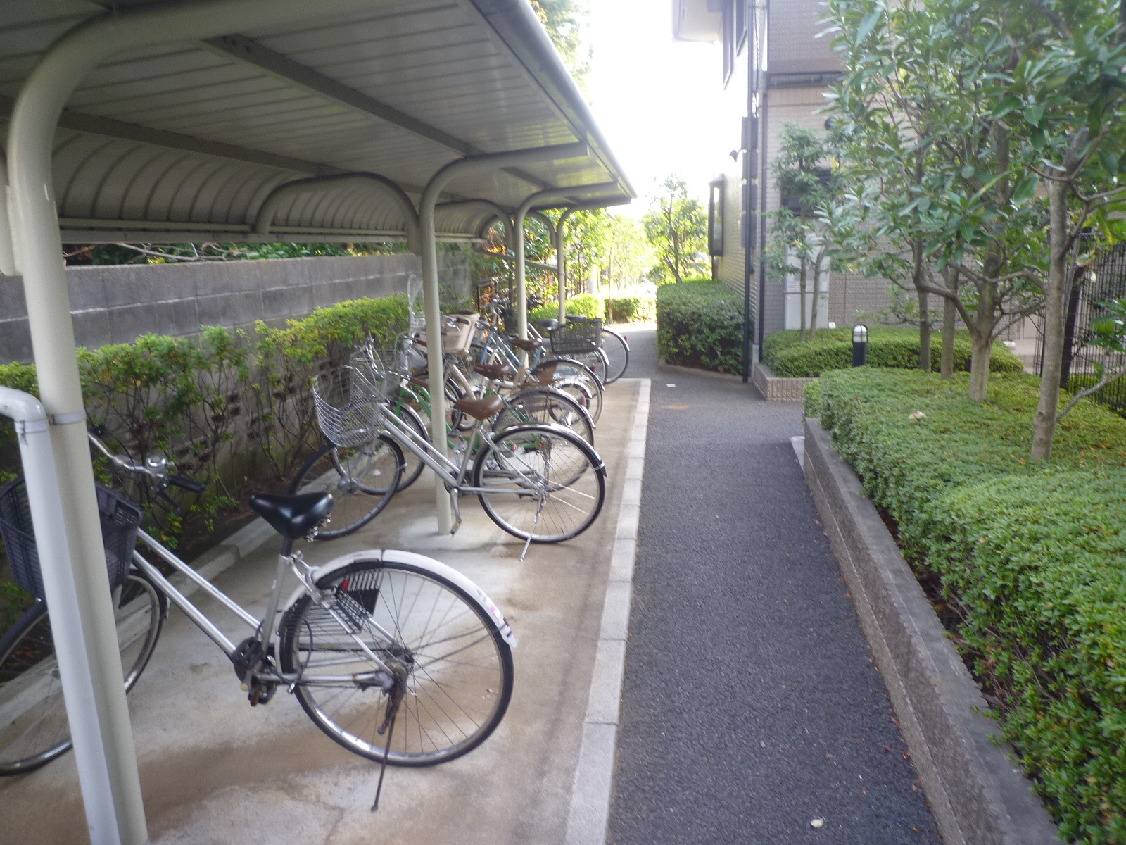 Other common areas. Covered parking lot