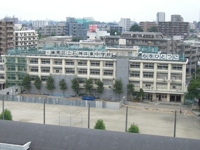 Junior high school. 800m until Shakujii east junior high school (junior high school)