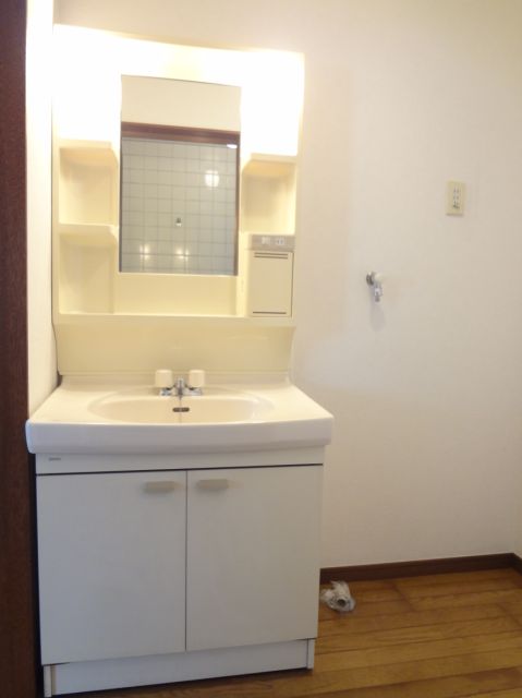 Washroom. Vanity & indoor laundry Area