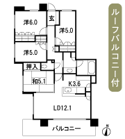 Floor: 4LDK, occupied area: 83.76 sq m, price: 62 million yen, currently on sale