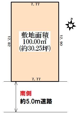 Compartment figure. Land price 47,795,000 yen, Land area 100 sq m