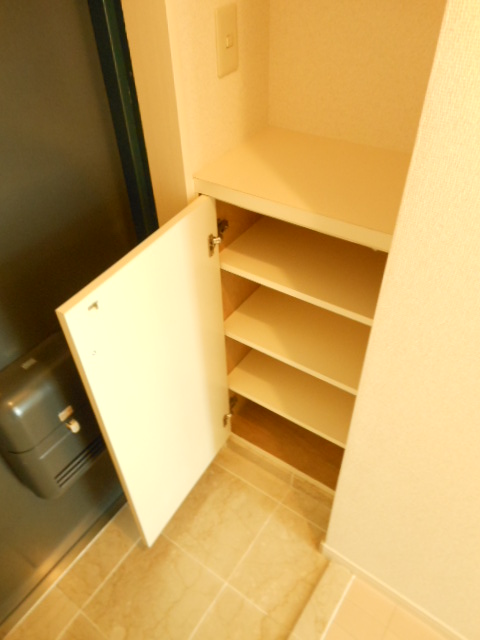 Entrance. Shoe box storage (^_^) /