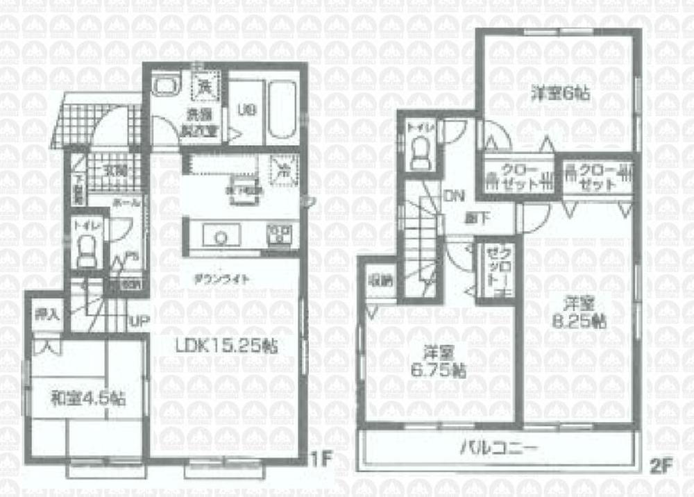Floor plan. 46,900,000 yen, 4LDK, Land area 100.09 sq m , Building area 94.4 sq m All rooms are two-sided lighting