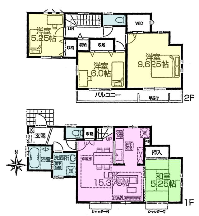 Floor plan. (11 Building), Price 59,900,000 yen, 4LDK, Land area 115.15 sq m , Building area 100.61 sq m