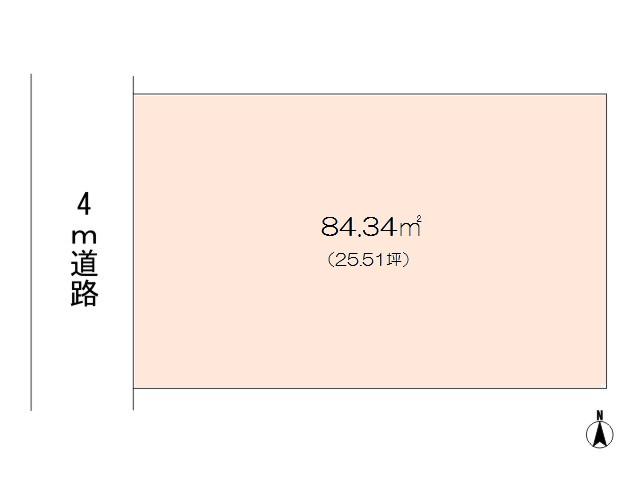 Compartment figure. 50,800,000 yen, 3LDK + S (storeroom), Land area 84.34 sq m , Building area 97.7 sq m