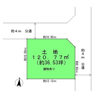 Compartment figure. Nerima-ku, Tokyo Hayamiya 3-chome