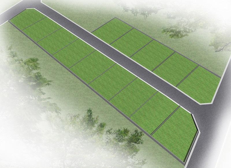 Cityscape Rendering. 14 large-scale development subdivision of compartment