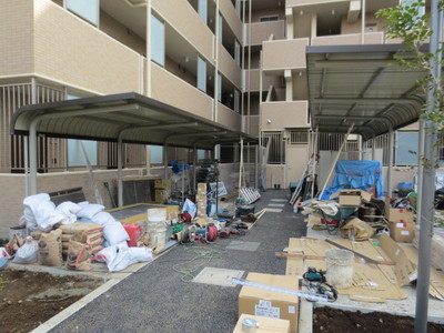 Other common areas. bicycle parking space