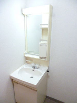 Washroom. Independent wash basin